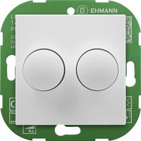 Ehmann 4295x0700 Drehdimmer Geeignet für Leuchtmittel: LED-Lampe, Glühlampe, Halogenlampe Weiß (R von Ehmann