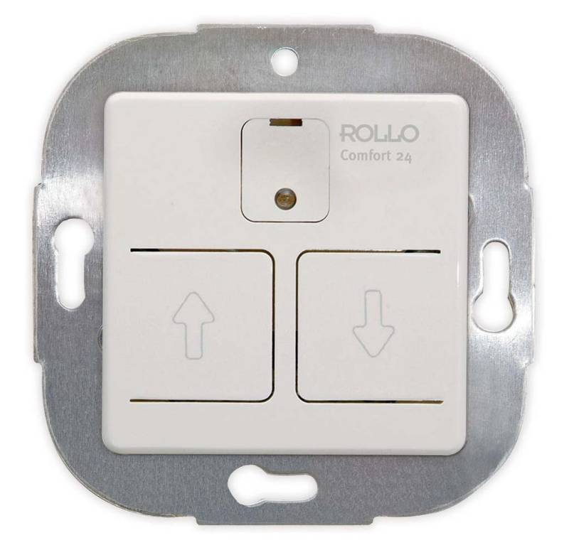 Ehmann Schalter Rollo Comfort, programmierbarer Jalousieschalter, reinweiß von Ehmann