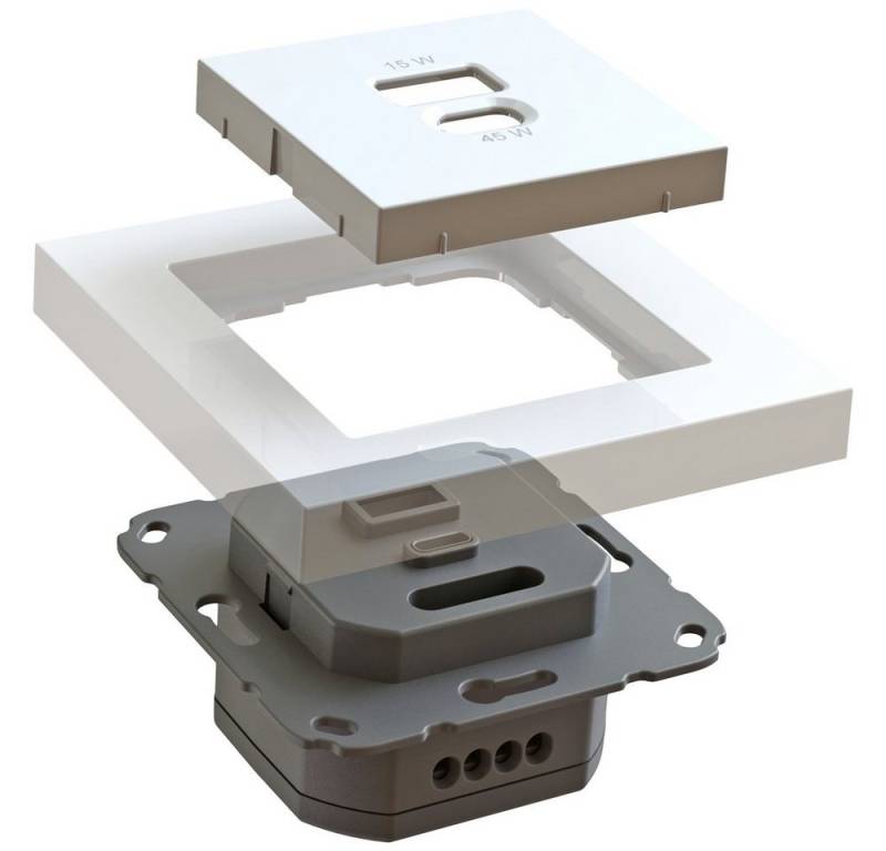 Ehmann Steckdose Ehmann 6460x0100 USB-Ladesteckdose Weiß von Ehmann