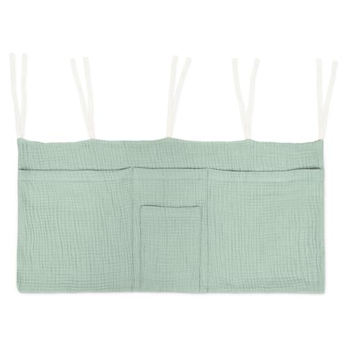 Ehrenkind® Bett Organizer zum Einhängen | Praktische Betttasche für Ordnung am Bett & im Kinderzimmer | Bettaufbewahrungstasche für Bücher & Kuscheltiere | Jade von Ehrenkind