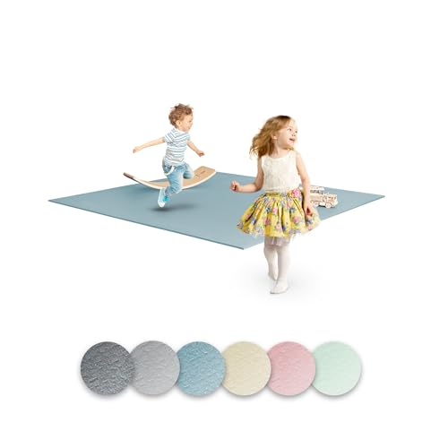 Ehrenkind® Krabbelmatte PRO | Extra dick und Soft | Made in Germany | Spielmatte Baby |Oeko-Tex 100 | Größe 120x180cm BLAUGRAU von Ehrenkind