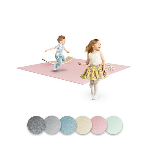 Ehrenkind® Krabbelmatte PRO | Extra dick und Soft | Made in Germany | Spielmatte Baby |Oeko-Tex 100 | Größe 160x160cm ROSÉ von Ehrenkind