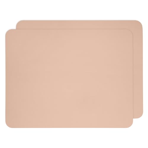 Ehrenkind® Platzset Kinder – Made in Germany Abwaschbares Tischset aus 100% PE, Eva-PP-Film, rutschfest und BPA-frei – Perfekte Tischunterlage für Mahlzeiten | 54x42 cm | 2-er Set | Rosé von Ehrenkind