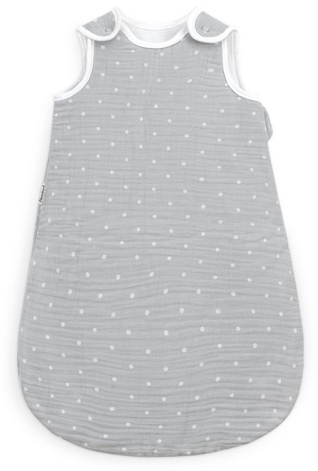Ehrenkind Babyschlafsack Musselin Ganzjahresschlafsack Rund, 2.5 TOG (mit atmungsaktiver Bio-Baumwolle), für guten Schlaf zu jeder Jahreszeit von Ehrenkind
