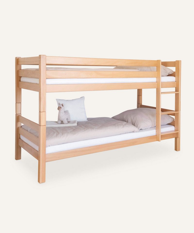 Ehrenkind Etagenbett Buche, Nachhaltiges Holz Etagenbett Kinder, Hochbett 90x200 von Ehrenkind