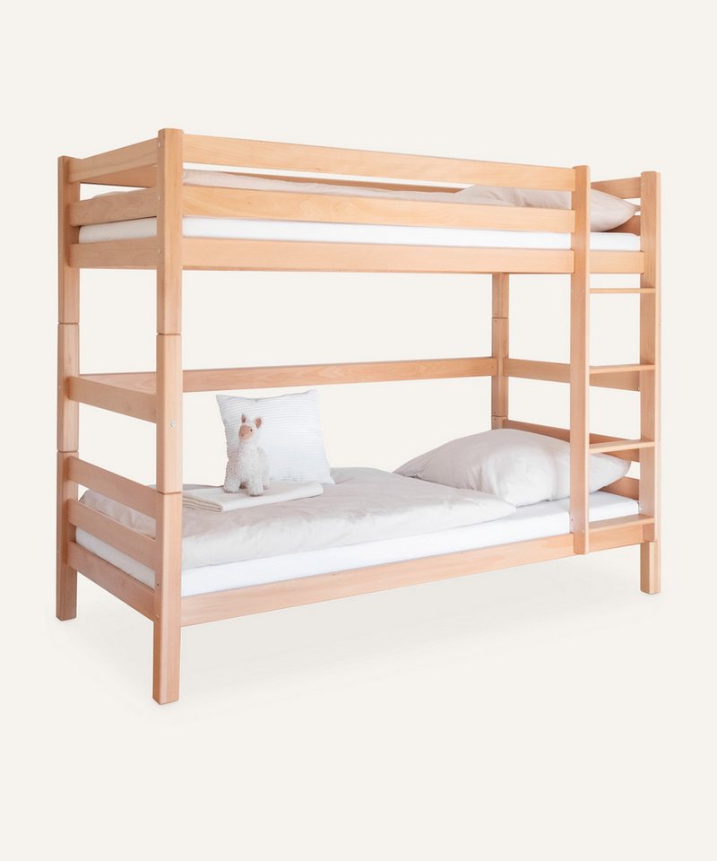 Ehrenkind Etagenbett Buche, Nachhaltiges Holz Etagenbett Kinder, Hochbett 90x200 von Ehrenkind