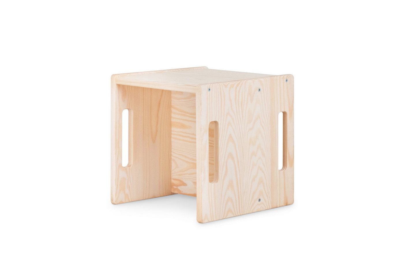 Ehrenkind Kinderhocker Montessori Wendehocker & Wendebank, Kindersitzgruppe Kinderzimmer (aus hochwertigem Holz, Hocker & Bank für Kinderzimmer) von Ehrenkind
