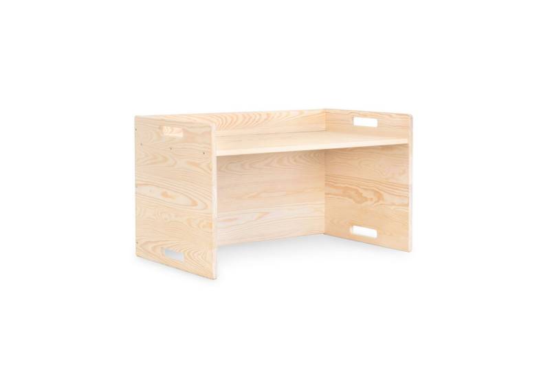 Ehrenkind Kinderschreibtisch Variabler Wendetisch mit zwei Tischhöhen (FSC®-zertifiziertem Kiefernholz, inspiriert von Montessori), fördert Selbständigkeit von Ehrenkind