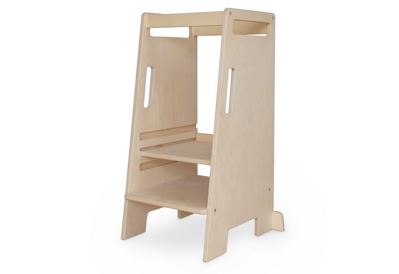 Ehrenkind Stehhilfe Lernturm Entdeckerturm Montessori 4-fach höhenverstellbar (Extra kippsicher & stabil), aus hochwertigem Birkenschichtholz, ab 1 Jahr, Made in Europe von Ehrenkind