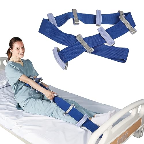 Ehucon Bettleiterhilfe zum Hochziehen mit Griff, verstellbare Strickleitergurte für Ältere Menschen, Postoperativ Ehucon Bettleiterhilfe zum Hochziehen mit Griff, verstellbare Strickleitergurte für Ältere Menschen, Postoperativ von Ehucon