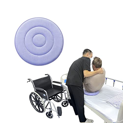 Ehucon Drehsitz Kissen 360 Grad drehendes Sitzkissen Pivot Disc Pad für ältere, Schwangere Frau, drehbarer Autositz. Einfaches Drehen vom Bett zum Rollstuhl oder Stuhl (Packung 1-Zähler(50cm)) von Ehucon