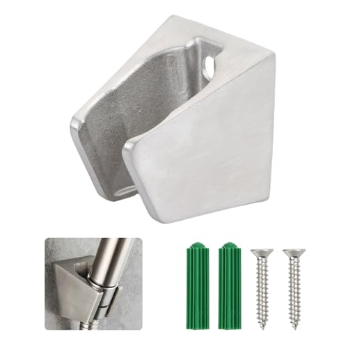 1 Stück Duschkopfhalterung, Brausehalterung, Silber Wandhalterung Duschkopf, Handbrause Halterung für Badezimmer Bad Zubehör von Ehuihuan