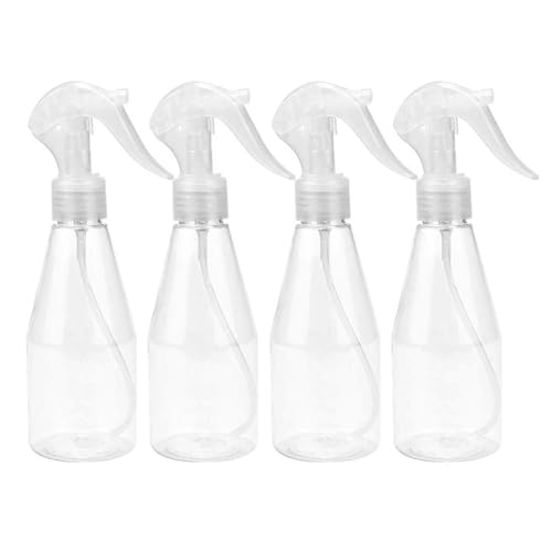 Ehuihuan 4 Stück 200ml Sprühflasche, Sprühflasche Klein, Zerstäuber Sprühflasche, Wiederverwendbar Wassersprühflasche, Geeignet Für Pflanzen, Blumengärten und Möbelreinigung von Ehuihuan