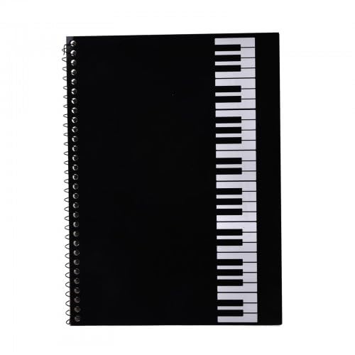 Ehuihuan Notenheft Spirale Einband Aus Schwarzem Kraftpapier Leer Blanko Notenheft 50 Seiten 26 X 19 Cm 50 Seiten Musikmanuskript-Notizbuch Geeignet FüR Musikprogramme Und MusikküNstler Ehuihuan Notenheft Spirale Einband Aus Schwarzem Kraftpapier Leer Blanko Notenheft 50 Seiten 26 X 19 Cm 50 Seiten Musikmanuskript-Notizbuch Geeignet FüR Musikprogramme Und MusikküNstler von Ehuihuan