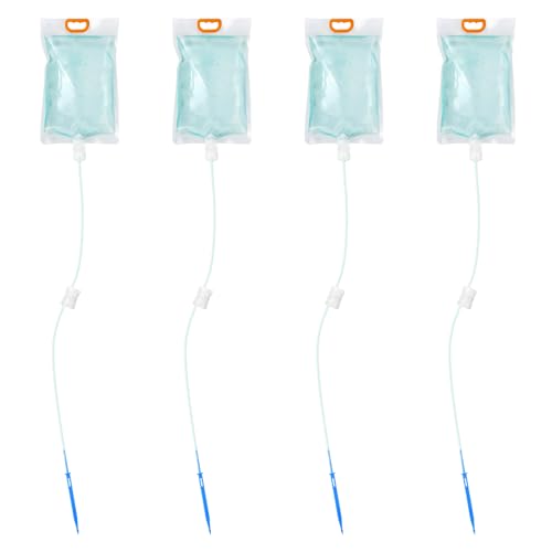 Ehuihuan Wasserspender Pflanzen, Bewässerungssystem, Tröpfchenbewässerung, Pflanzenbewässerer für Zimmerpflanzen, Automatische Tropfbewässerungsbeutel 4PCS 3,5L mit Durchflussrate Verstellbares von Ehuihuan