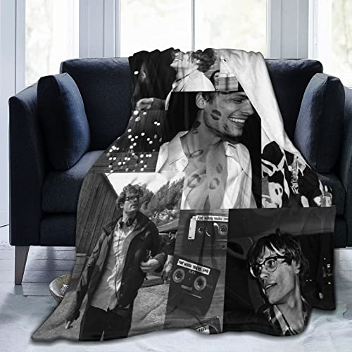 Matthew MGG Gubler Fleece-Überwurfdecke für Couch, Sofa oder Bett, weiche flauschige Plüschdecke, luxuriöse Flanell-Klappdecke, super gemütlich und bequem für alle Jahreszeiten, 60 x 50 cm von EhujkLM