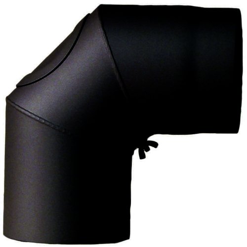 Ofenrohr-Bogen 150 mm, 90 mit Tür, schwarz 2004402 Ofenrohr-Bogen 150 mm, 90 mit Tür, schwarz 2004402 von COLOR EMAJL