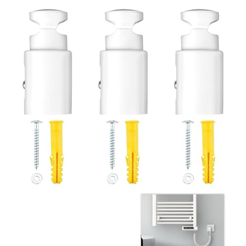 3 Stück Heizkörper Halterung Set, Befestigung Badheizkörper, Badheizkörper Halterung kompatibel mit Gerade & Gebogene Heizkörper, ABS Befestigung Bad Zubehör Halterung für handtuchheizkörper Robust 3 Stück Heizkörper Halterung Set, Befestigung Badheizkörper, Badheizkörper Halterung kompatibel mit Gerade & Gebogene Heizkörper, ABS Befestigung Bad Zubehör Halterung für handtuchheizkörper Robust von Eiaigky