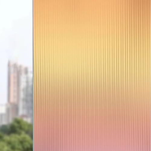 Eiauiuo Bunt Fensterfolie 3D Farbverlauf Glasfolie Vertikale Streifen Blickdicht Sichtschutz Anti-UV Selbstklebend Fenster Dekor Folie Ohne Klebstoff Statischer Scheibenfolie für Badezimmer Wohnzimmer Eiauiuo Bunt Fensterfolie 3D Farbverlauf Glasfolie Vertikale Streifen Blickdicht Sichtschutz Anti-UV Selbstklebend Fenster Dekor Folie Ohne Klebstoff Statischer Scheibenfolie für Badezimmer Wohnzimmer von Eiauiuo