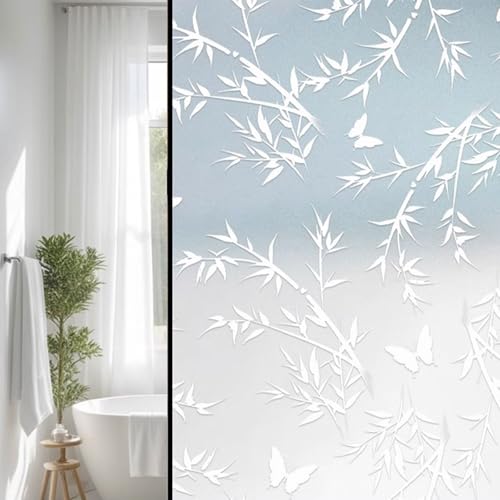 Eiauiuo Sichtschutzfolie für Fenster Blickdicht mit Muster Fensterfolie PVC Milchglas Folie Statisch Haftend Anti-UV Ohne Kleber Wiederverwendbar Selbstklebende Dekor Folie für Wohnzimmer Schlafzimmer Eiauiuo Sichtschutzfolie für Fenster Blickdicht mit Muster Fensterfolie PVC Milchglas Folie Statisch Haftend Anti-UV Ohne Kleber Wiederverwendbar Selbstklebende Dekor Folie für Wohnzimmer Schlafzimmer von Eiauiuo