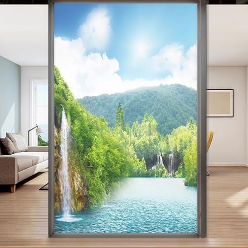 Eiauiuo Wald 3D Fensterfolie Window Film Blickdicht Privatsphärefolie Fenster Dekorfolie Statisch Haftend Selbstklebende Glasaufkleber UV-Schutzfolie Ohne Klebstoff Abnehmbarer für Zuhause Büro Balkon Eiauiuo Wald 3D Fensterfolie Window Film Blickdicht Privatsphärefolie Fenster Dekorfolie Statisch Haftend Selbstklebende Glasaufkleber UV-Schutzfolie Ohne Klebstoff Abnehmbarer für Zuhause Büro Balkon von Eiauiuo