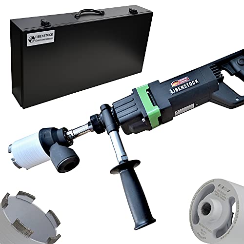 Diamant-Trocken-Softschlag-Kernbohrmaschine ESD 1801 inkl. Staubabsaugung & Diamant Dosensenker Matrix Power von Eibenstock