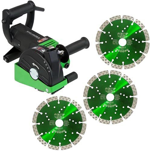 Eibenstock Mauerschlitzfräse EMF 150.1 inklusive 2x Diamant Trennscheiben & MDW Diamant Trennscheiben Typ Magic X von Eibenstock