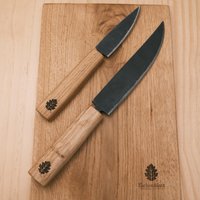 Handgeschmiedete Messer Aus Carbonstahl Mit Eichengriff - Scharf, Robust Und Zeitlos von EichenblattShop