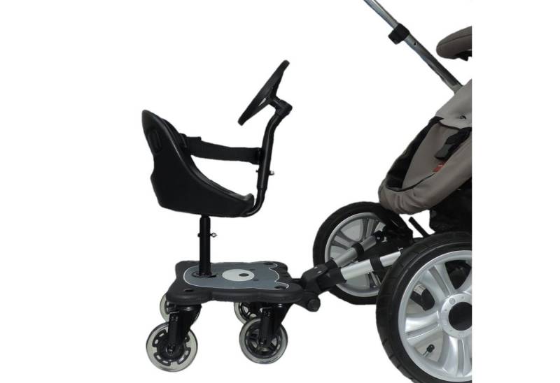 Eichhorn Kinderwagen Buggyboard Eichhorn Cozy B-Rider mit Sitz und Lenkrad, für Kinder ab 12 Monaten, auch im Stehen verwendbar von Eichhorn Kinderwagen