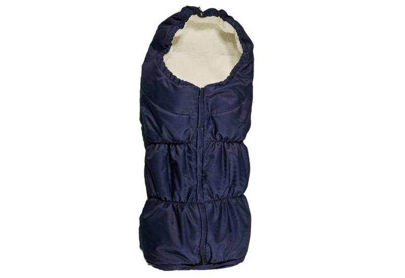 Eichhorn Kinderwagen Fußsack Mumien-Winterfußsack mit vorgenähten Gurtschlitzen (warmer Schlafsack/Fußsack für Kinderwagen und Buggys, Teddyfell (waschbar), innen folierter Fußbereich, Reißverschluss und Kordelzug von Eichhorn Kinderwagen