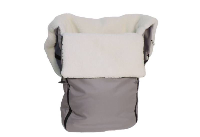 Eichhorn Kinderwagen Fußsack Winterfußsack universal (mit Teddyfell (waschbar) und hohem Rückenteil), mit vorgenähten Gurtschlitzen und Rundum-Reißverschluss von Eichhorn Kinderwagen