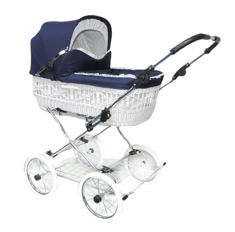 Eichhorn Kinderwagen Kombi-Kinderwagen Senator, mit Korb aus echter Weide - handgeflochten - made in Germany von Eichhorn Kinderwagen