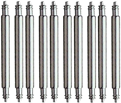 10 Stück 38mm Eichmüller Edelstahl Federstege 1,5mm Durchmesser für Uhren Armbänder von Eichmüller