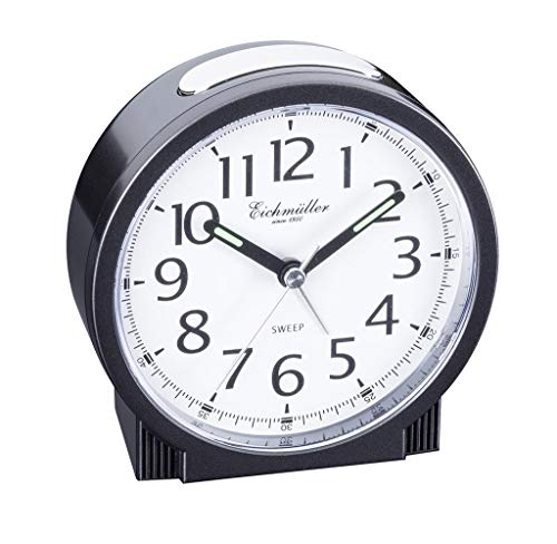 Eichmüller Wecker mit schleichender Sekunde 9835-1 schwarz von Eichmüller since 1950