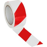 Eichner Bodenmarkierungsband zweifarbig 50 mm x 33 m rot weiß von Eichner