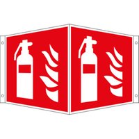 Eichner Brandschutz-Winkelschild Feuerlöscher Alu von Eichner