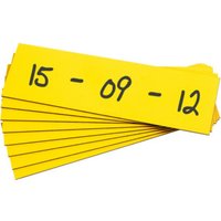 Eichner Magnet Lagerschild 0,85 mm Farbe: gelb 20 x 150 mm von Eichner