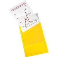 Eichner Magnet-Sichttasche aus Hart-PVC DIN A4 hoch, gelb von Eichner
