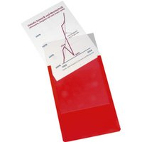 Eichner Magnet-Sichttasche aus Hart-PVC DIN A4 hoch, rot von Eichner