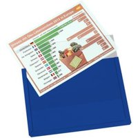 Eichner Magnet-Sichttasche aus Hart-PVC DIN A4 quer, blau von Eichner