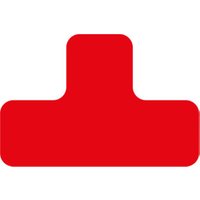 Eichner Stellplatzmarker T-Stück PVC Rot von Eichner