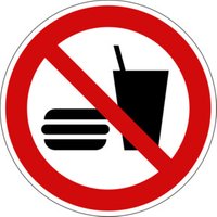 Eichner Verbotsschild Essen und Trinken verboten 20 cm Alu von Eichner