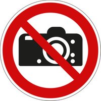 Eichner Verbotsschild Fotografieren verboten 31,5 cm von Eichner