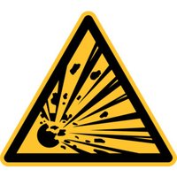 Eichner Warnschild Explosionsgefährliche Stoffe 20 cm Alu von Eichner