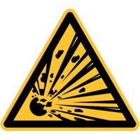 Eichner Warnschild Explosionsgefährliche Stoffe 20 cm PVC von Eichner