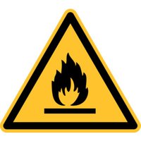 Eichner Warnschild Feuergefährliche Stoffe 20 cm PVC von Eichner