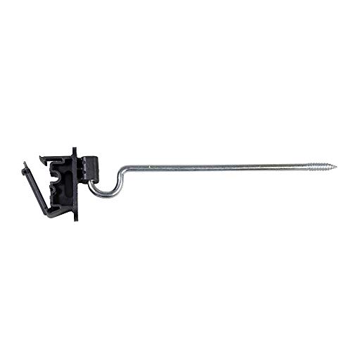 Eider 25x Breitbandisolator, Langstiel-, Abstandsisolator, 220 mm - Nutzbar für Band, Litze und Seil - Schlagfester Kunststoff Eider 25x Breitbandisolator, Langstiel-, Abstandsisolator, 220 mm - Nutzbar für Band, Litze und Seil - Schlagfester Kunststoff von Eider