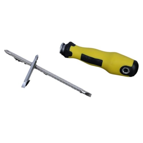 Eieenotee 1 Satz Schraubendreher-Bit-Set, Magnetischer Schraubendreher, Vier Einziehbare Schraubendreher, Abnehmbarer Schraubendreher Eieenotee 1 Satz Schraubendreher-Bit-Set, Magnetischer Schraubendreher, Vier Einziehbare Schraubendreher, Abnehmbarer Schraubendreher von Eieenotee