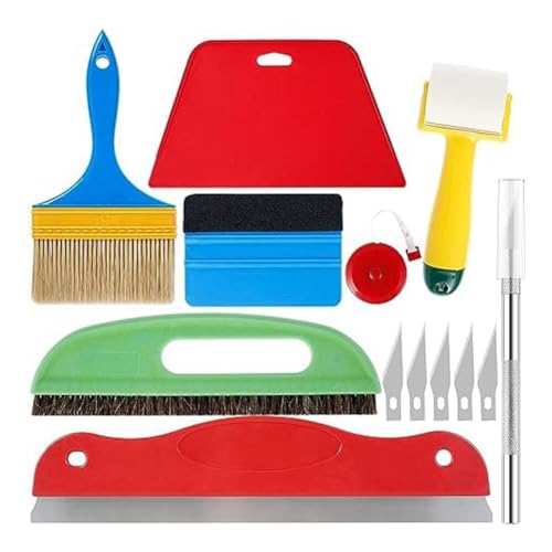 Eieenotee 1 Set Tapetenglättungswerkzeug-Set, DIY-Bastel-Tapetenklebeset für Kontaktpapier-Vinylanwendungen. Eieenotee 1 Set Tapetenglättungswerkzeug-Set, DIY-Bastel-Tapetenklebeset für Kontaktpapier-Vinylanwendungen. von Eieenotee