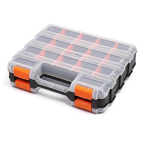 Eieenotee 1 Stück Doppelseitiger Werkzeug-Organizer, Hardware-Werkzeug-Zubehörbox, Teilebox, Werkzeugbox Eieenotee 1 Stück Doppelseitiger Werkzeug-Organizer, Hardware-Werkzeug-Zubehörbox, Teilebox, Werkzeugbox von Eieenotee